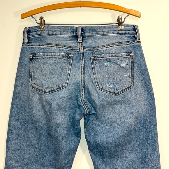 KANCAN Women’s 7/27 Estilo Jeans Distressed Patch Embroidered DIY Denim Ankle - Picture 9 of 9